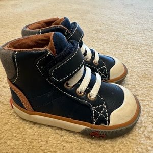 Navy see Kai run Dane high tops